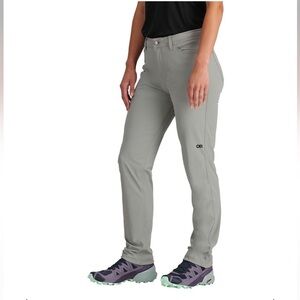 Outdoor Research Womens Ferrosi Convert Pants Hiking Active Gray 14